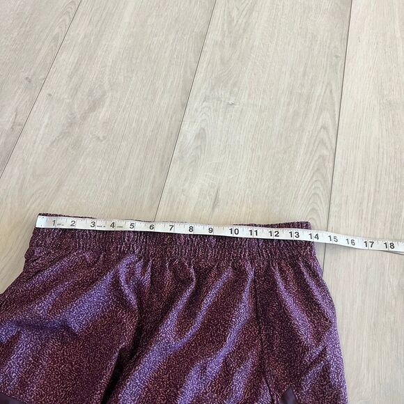 Athleta Womens Shorts Printed Mesh Racer Run Mid Rise Elastic waistband size s - Picture 5 of 11